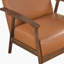 Fauteuil d'appoint Cranbury 27,5 po Mid-Century Modern