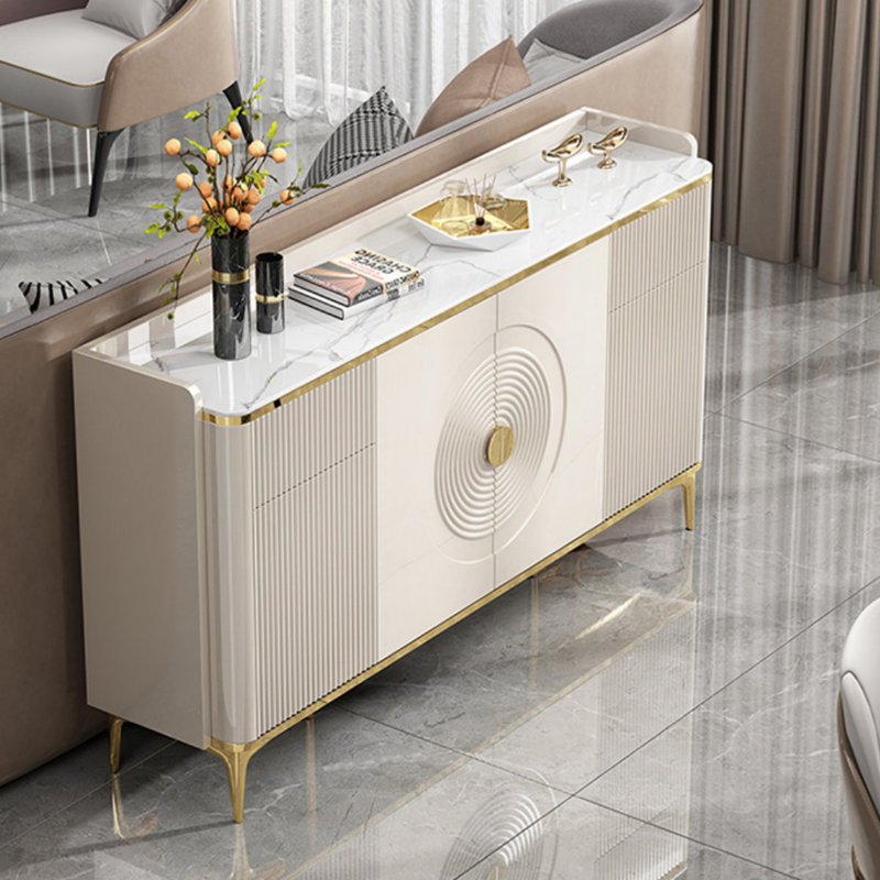Buffet de salle à manger simple et léger de luxe, H 37,4 po x l 62,13 po x P 15,75 po