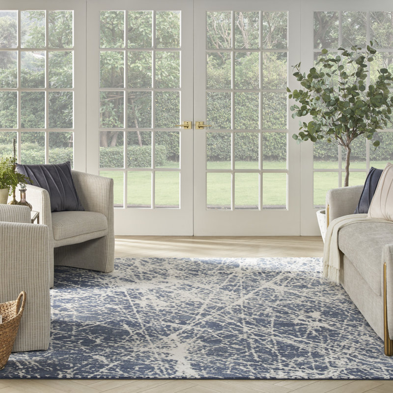 Zaylor Abstract Indoor Rug, Rectangle 7'10" x 9'10"