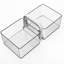 Condiment Organizer Bin with Handle