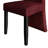 Black Wooden Dining Chair With Velvet Cover-2119460432
