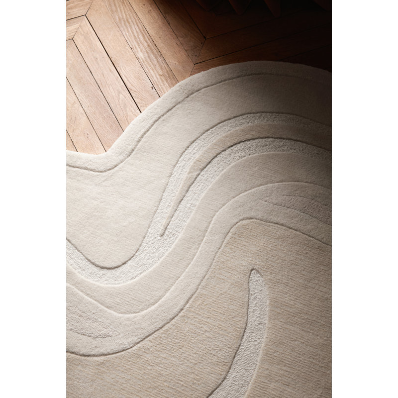 Sahara, Novelty 6'7" x 7'10", White