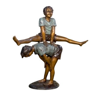 Bronze Garden Statue
