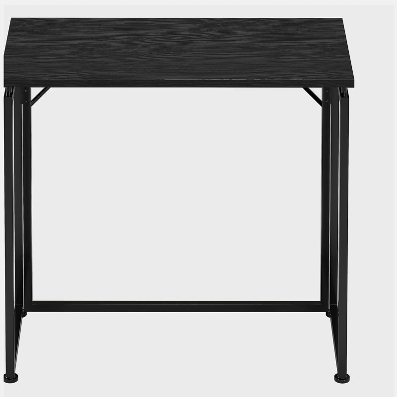 Bureau pliable de 31,5 po de large Techni Mobile pour petits espaces, aucun assemblage requis, noir