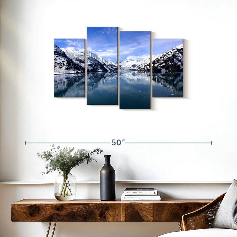Alvord Glacier Bay, matin d'hiver, H 22 po x l 36 po