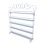 White Metal Nail Polish Mountable 5 Tier Organizer Display Rack Essential Oil Rack