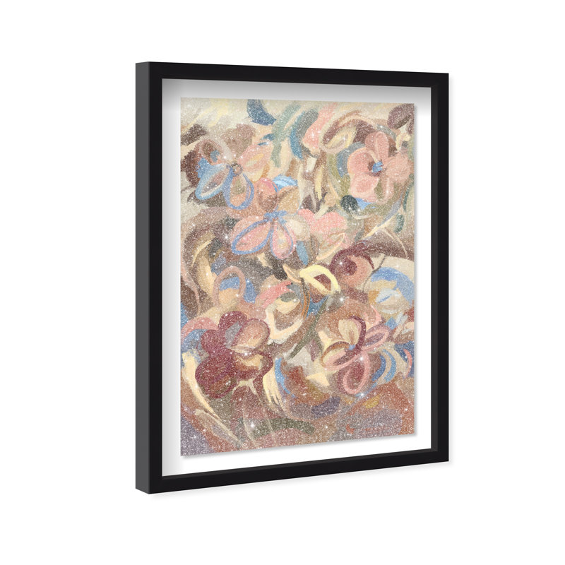 Moving Eden Print by Oliver Gal, 46.5"H x 31.5"W, Black Shadowbox
