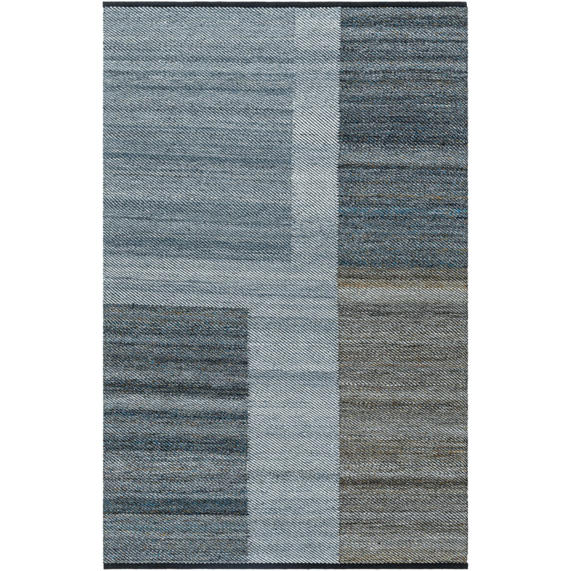 Campbelle Rustic Hand Woven Indoor/Outdoor Area Rug, Rectangle 8' x 10'