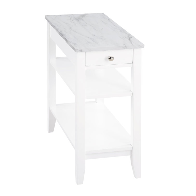 Carbin End Table with Drawer and Shelves