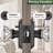 Crystal Privacy Door Knobs With Arch Rosette