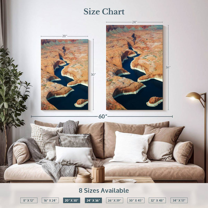 Alvord Lake Powell Waterways, 36" H x 24" W