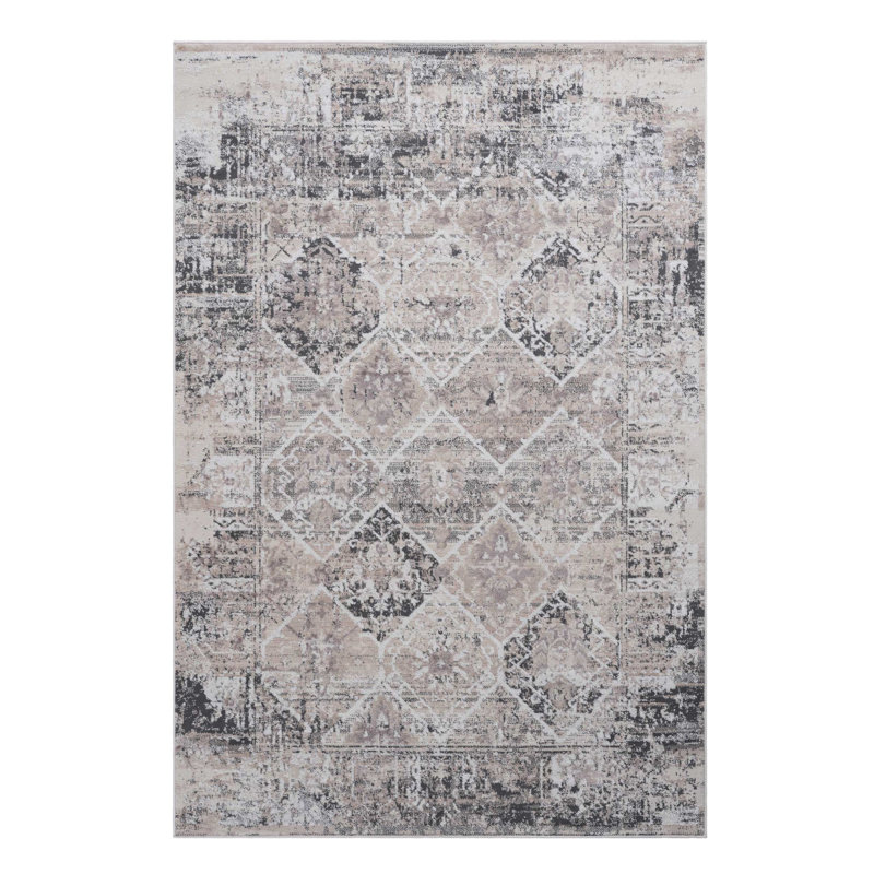 Lint-free, stylish, stain-resistant area rug, Rectangle 6'7" x 7'9"