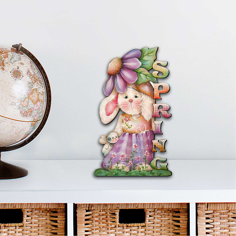 Manufactured Wood Easter Decoration