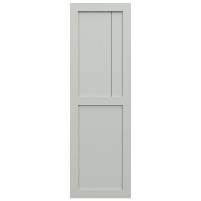 Volets combinés EnduraCore, 15"W, Gris tempête de grêle, 37"H