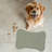 Grey Polka - 1 Piece Bone Shape Feeding Mat