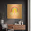 «His Rainbow» par Ann Kelle, art mural en métal doré, 36 po x 36 po-133651438