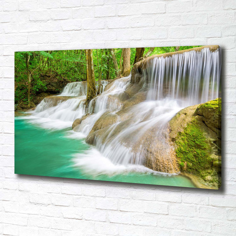 Waterfalls - Wrapped Canvas Print