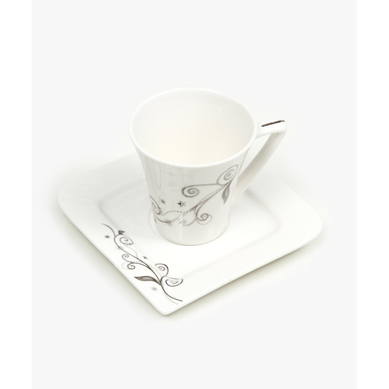 Bone China Espresso Cup and Saucer