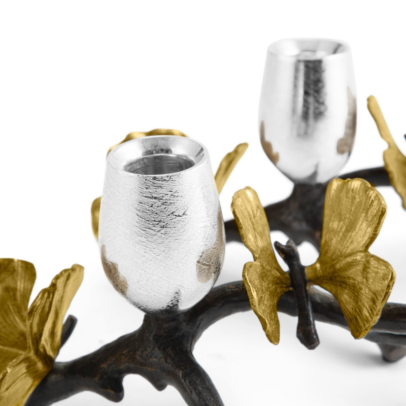 Butterfly Ginkgo Candleholders