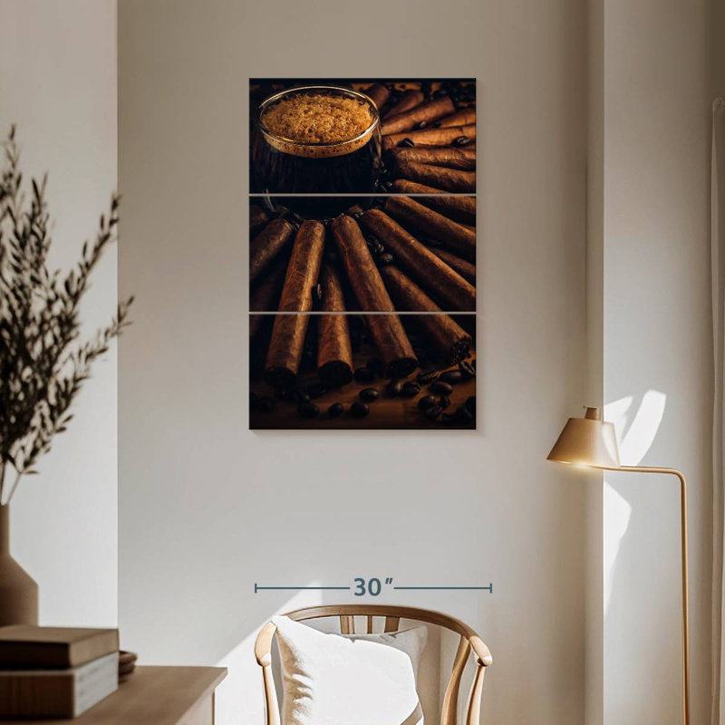 Senne café et cigares, H 57 po x l 36 po
