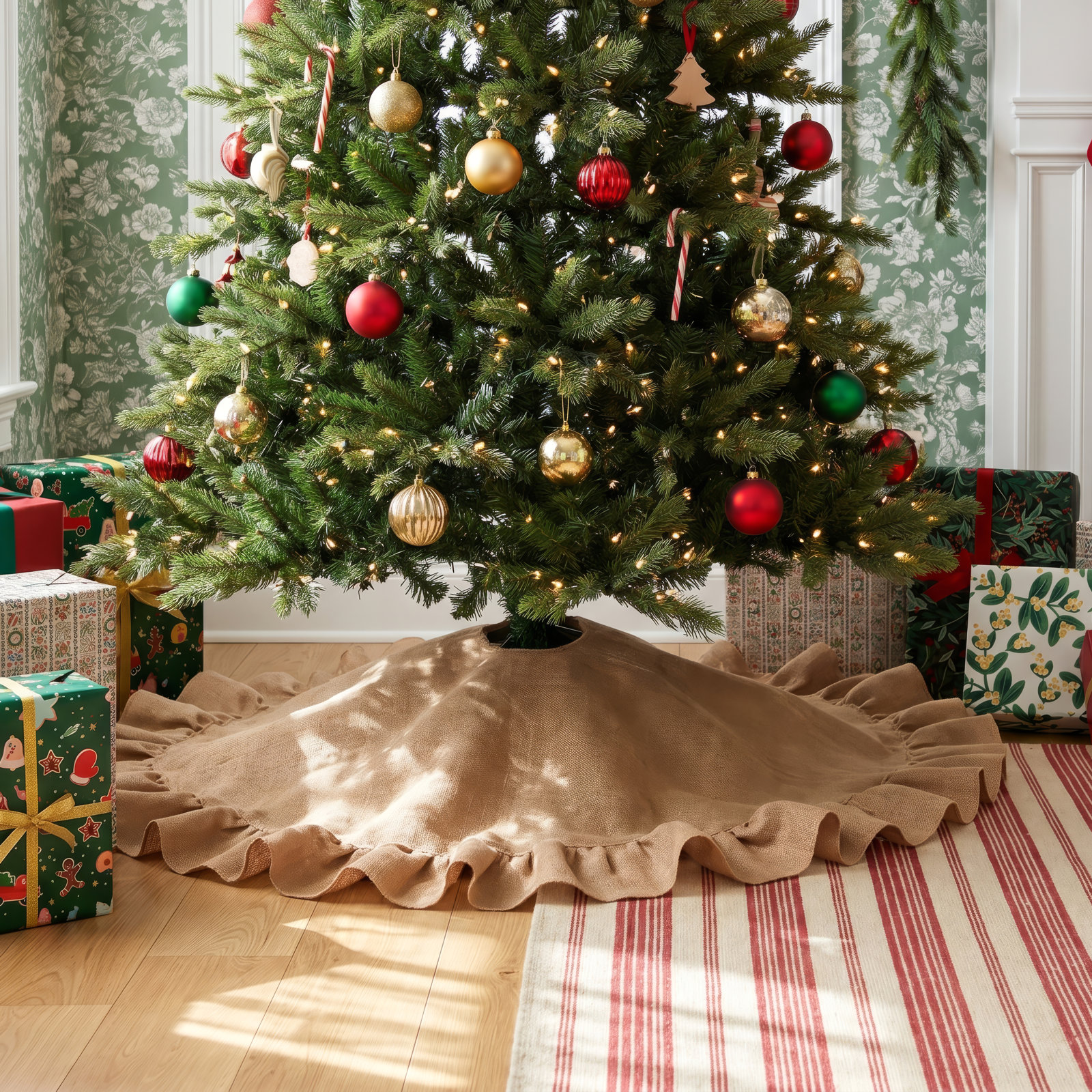 Sloane Tree Skirt, Natural, 53" W