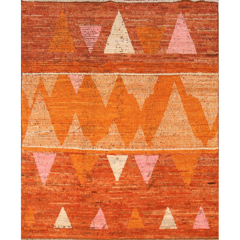 Geometric Moroccan Oriental Rug 5x6