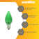 7 Watt Equivalent C7 E12/Candelabra LED Bulb