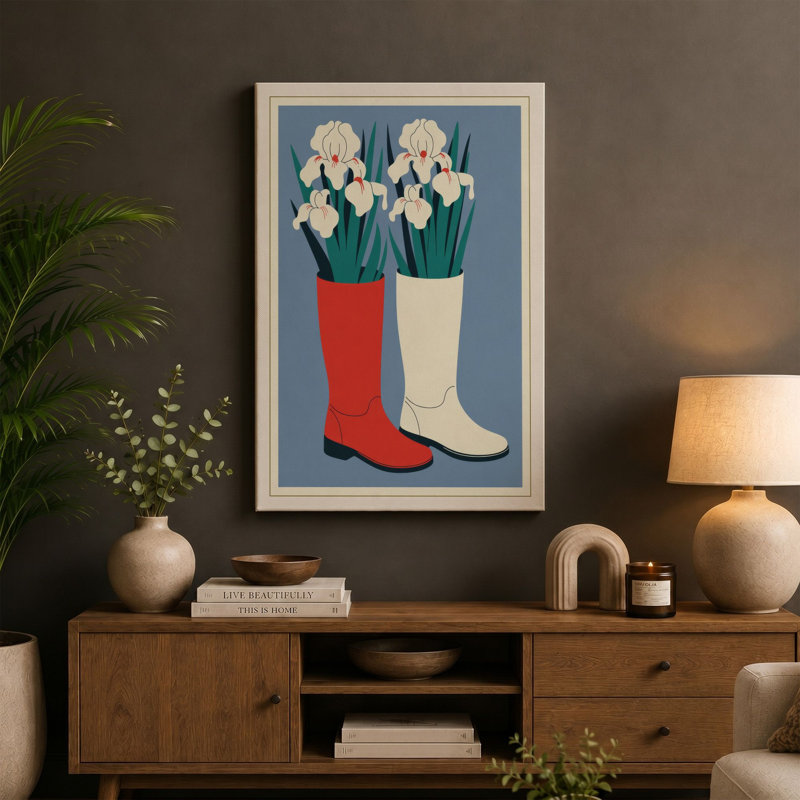 Print, 30x20 - 76.2 x 50.8 cm, Taupe Border