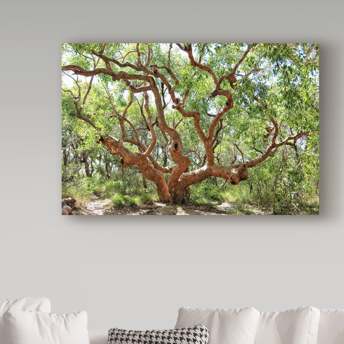Ebern Designs Yareny 'Large Tree' Photographic Print on Wrapped Canvas ...