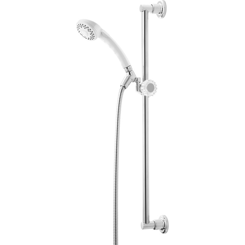 Universal Showering Components Full Slide Bar Shower Head