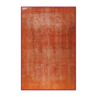 Tapis oriental multicolore tissé à la machine Ahylin