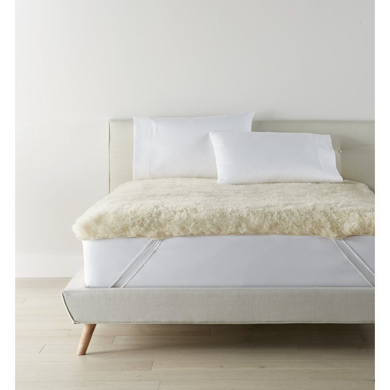 Surmatelas en laine 2 po, Lit simple