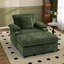 Chaise longue rembourrée de 38,58 po avec porte-gobelets-1665280570