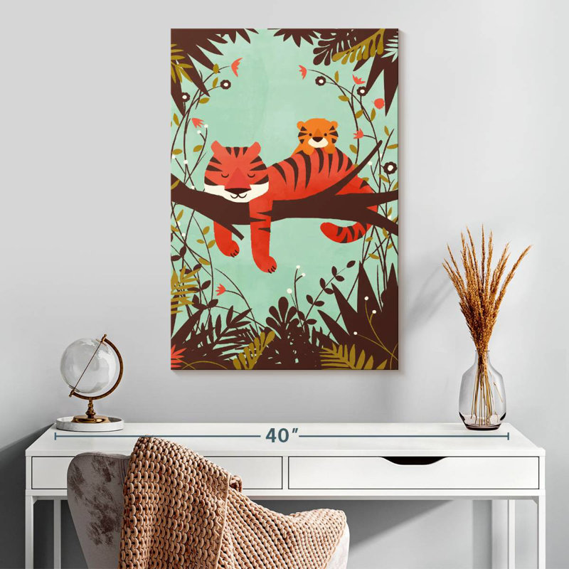 Tigre dormant Ashelle, H 30 po x l 20 po