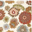 tapis de zone ivoire crocheté à la main floral Ross-22210667