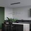Luminaire suspendu linéaire à 3 lumières pour îlot de cuisine Lorisa-782598451