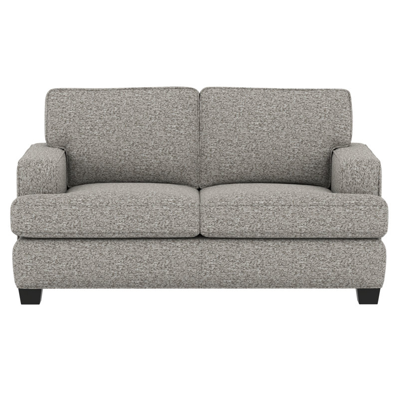 Loveseat, 35.5" H x 62" W x 35" D, Speckled Brown