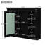 Armoire de salle de bain murale avec miroir, 35 po x 27,5 po, grand espace, armoire à miroir noire, fonction réglable-311332482-311332493