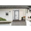 Façade extérieure pré-suspendue Fibre de verre verre givré / Manux 8102 gris frêne / Fenêtre extérieure latérale / supérieure / Bureau Portes d'entrée commerciales et résidentielles Garage de garage - l 36 po x H 80 po + 14 po - Gauche-98196267-98196262-98196265