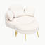Fauteuil en velours côtelé avec repose-pieds-108743756