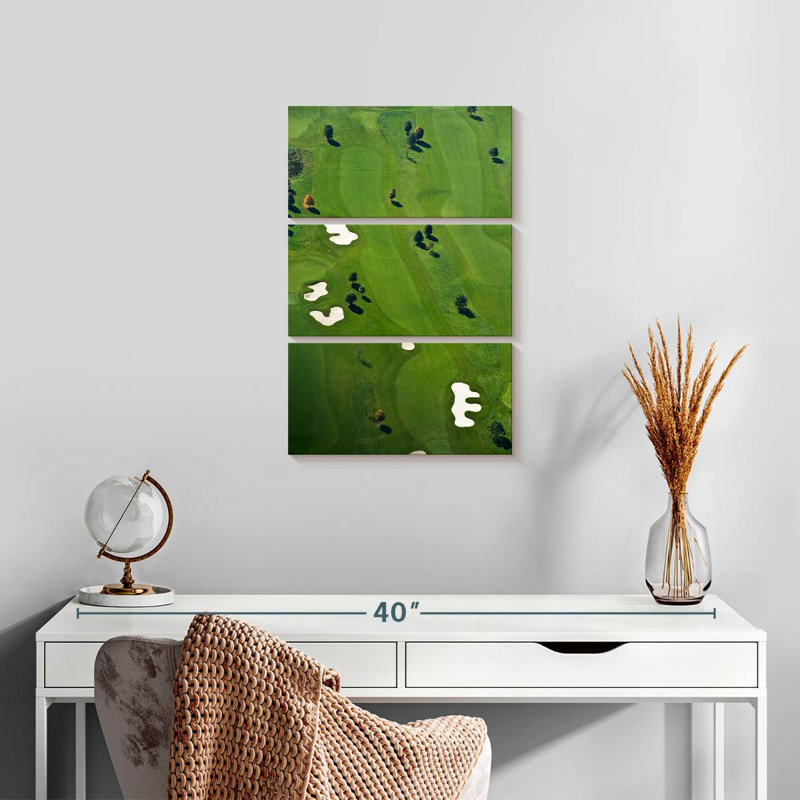 Sireci Golf Course From Above, 57" H x 36" W