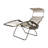  30" Wide XL Zero Gravity Outdoor Lounge Chair w/ Canopy, Sand