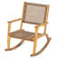 Chaise berçante d'extérieur en bois massif (ensemble de 2)-1190144096