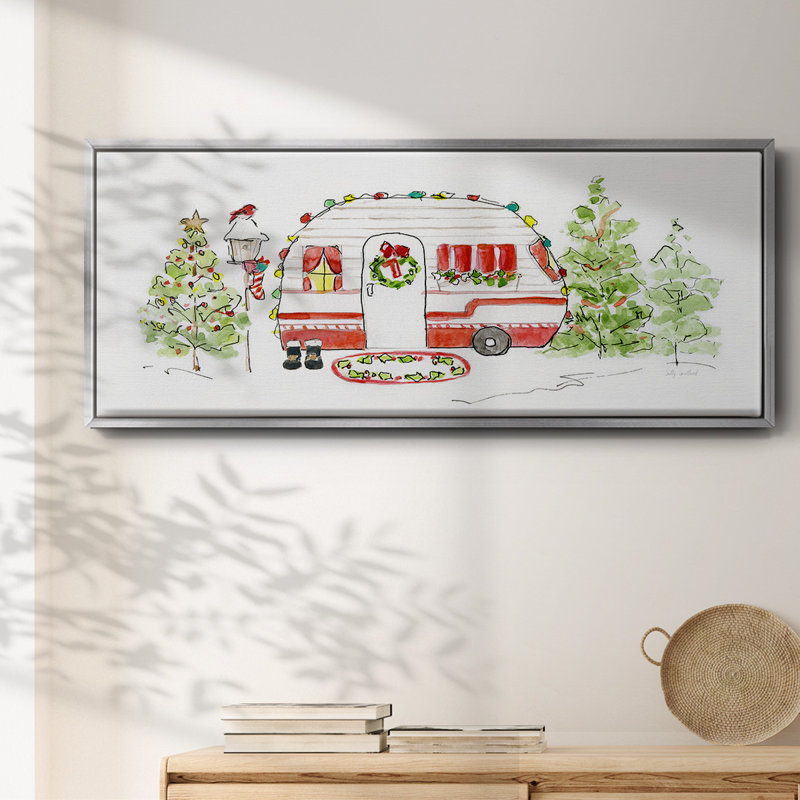 Holiday Holiday I - toile encadrée, H 8 po x l 20 po