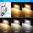 White Integrated LED Metal Step Light Pack