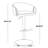 Laurenzio Adjustable Faux Leather Bar Stool with Rounded T Footrest-106895957-106895960
