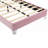 Upholstered Bed Frame with LED Lights