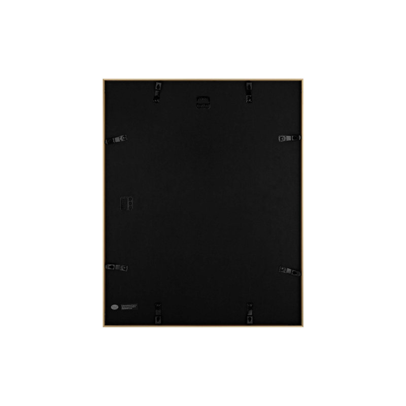 Metal Picture Frame with Mat, Gold