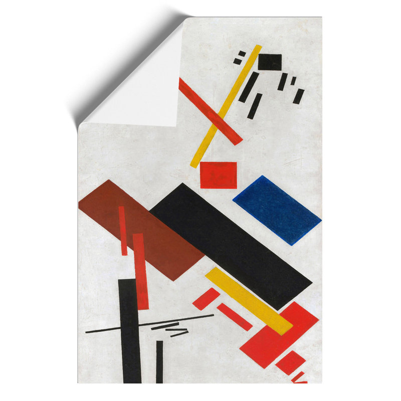 House Under Construction by Kazimir Malevich - No Frame Print, 59cm H x 42cm W x 0.1cm D
