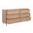 Cordeja 6 Drawer Standard Dresser